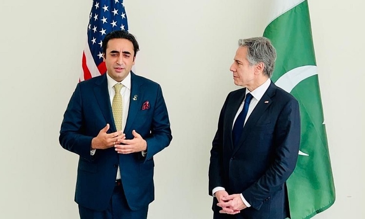 Bilawal holds separate meetings with Blinken, Guterres in US