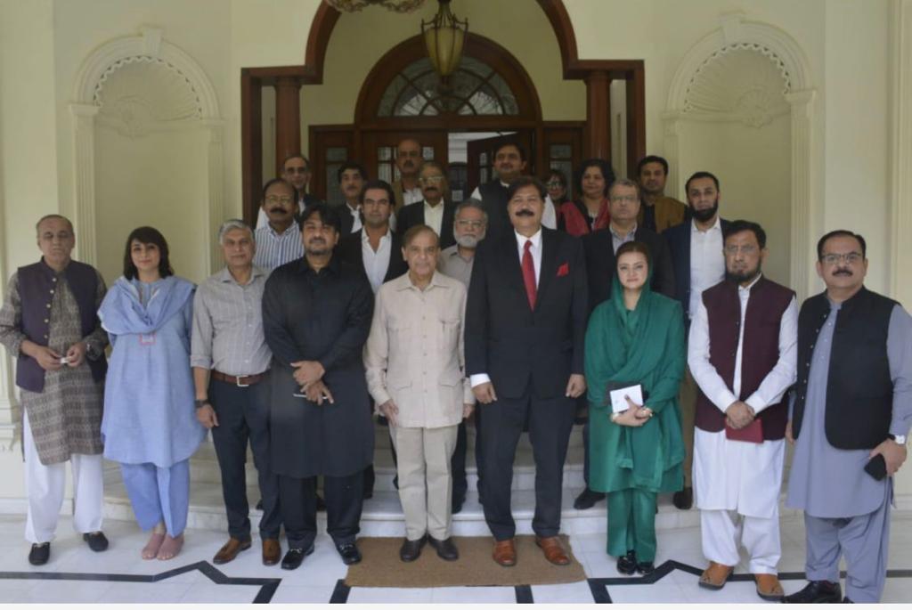 PM Shehbaz felicitates newly-elected officials of CPNE