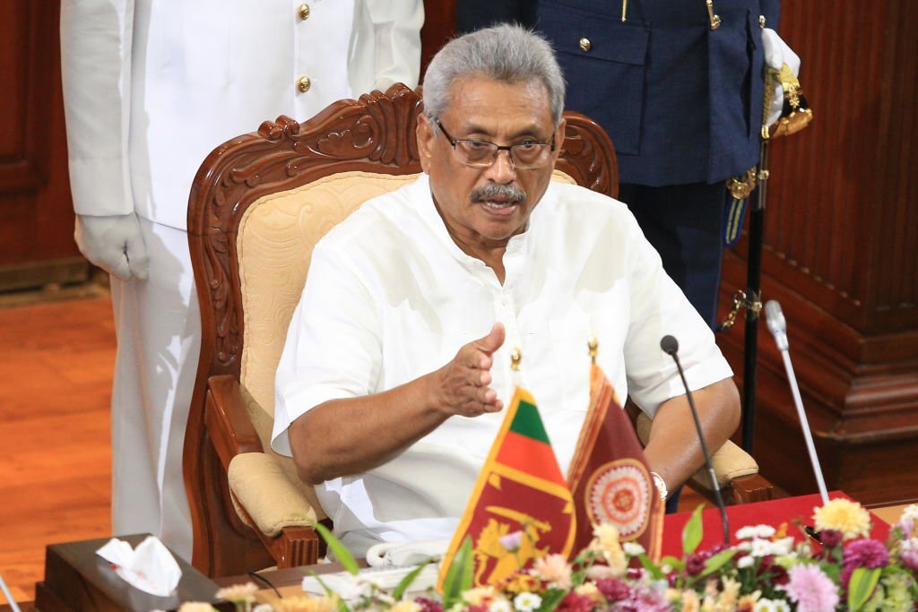 Sri Lanka president submits resignation from Singapore: official