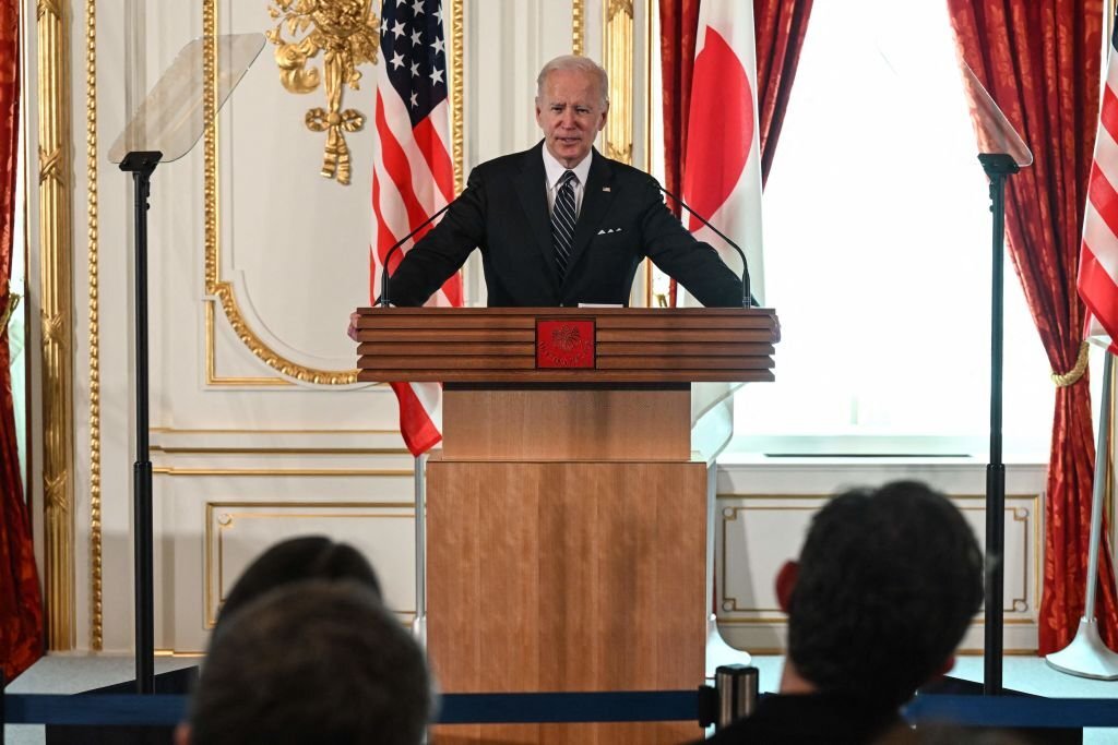 In Tokyo, Biden says would be willing to use force to defend Taiwan