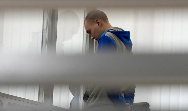 Russian soldier jailed for life in first war crimes trial of Ukraine war