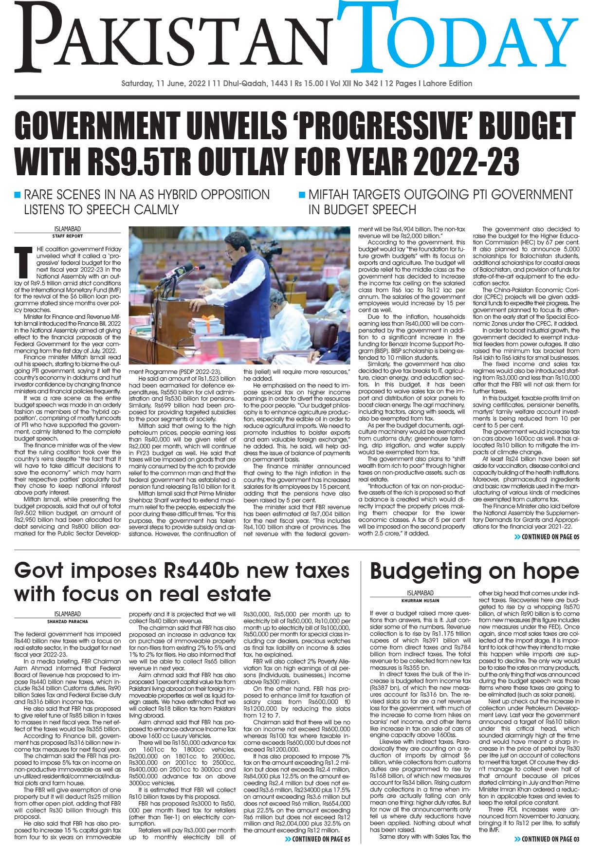 Epaper – June 11-2022 LHR