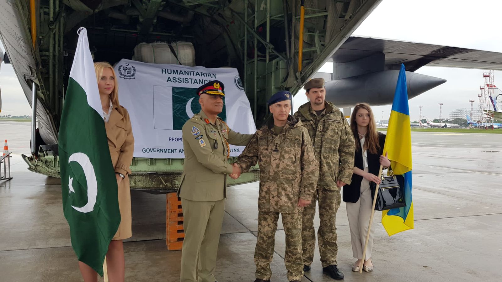 Pakistani assistance for Ukraine arrives Poland
