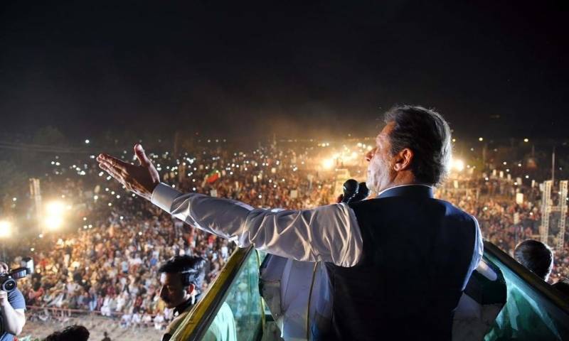 Imran Khan urges voters to protect Pakistan from 'American slaves' on July 17