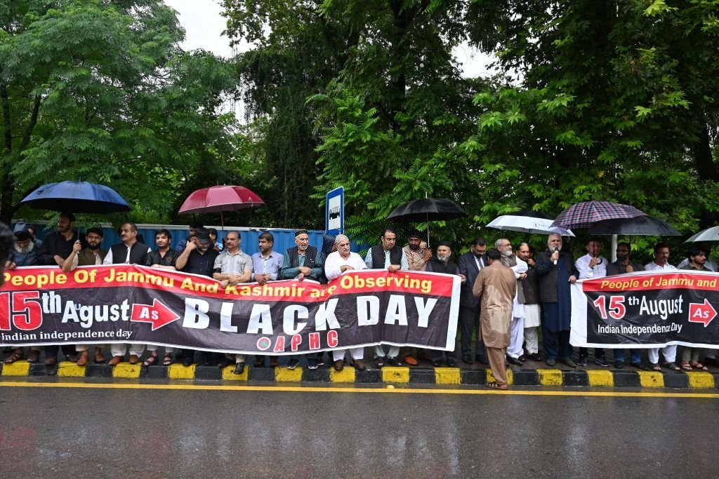 Kashmir observes India's Independence Day as Black Day