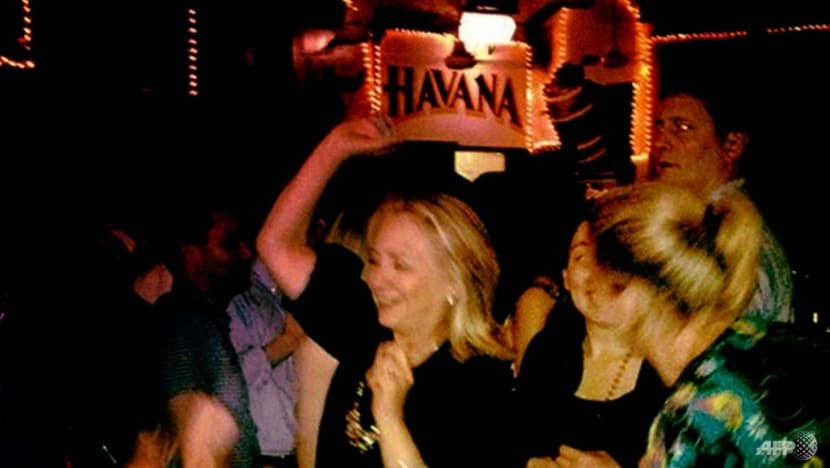 A dancing Hillary Clinton comes to Finland leader's defense