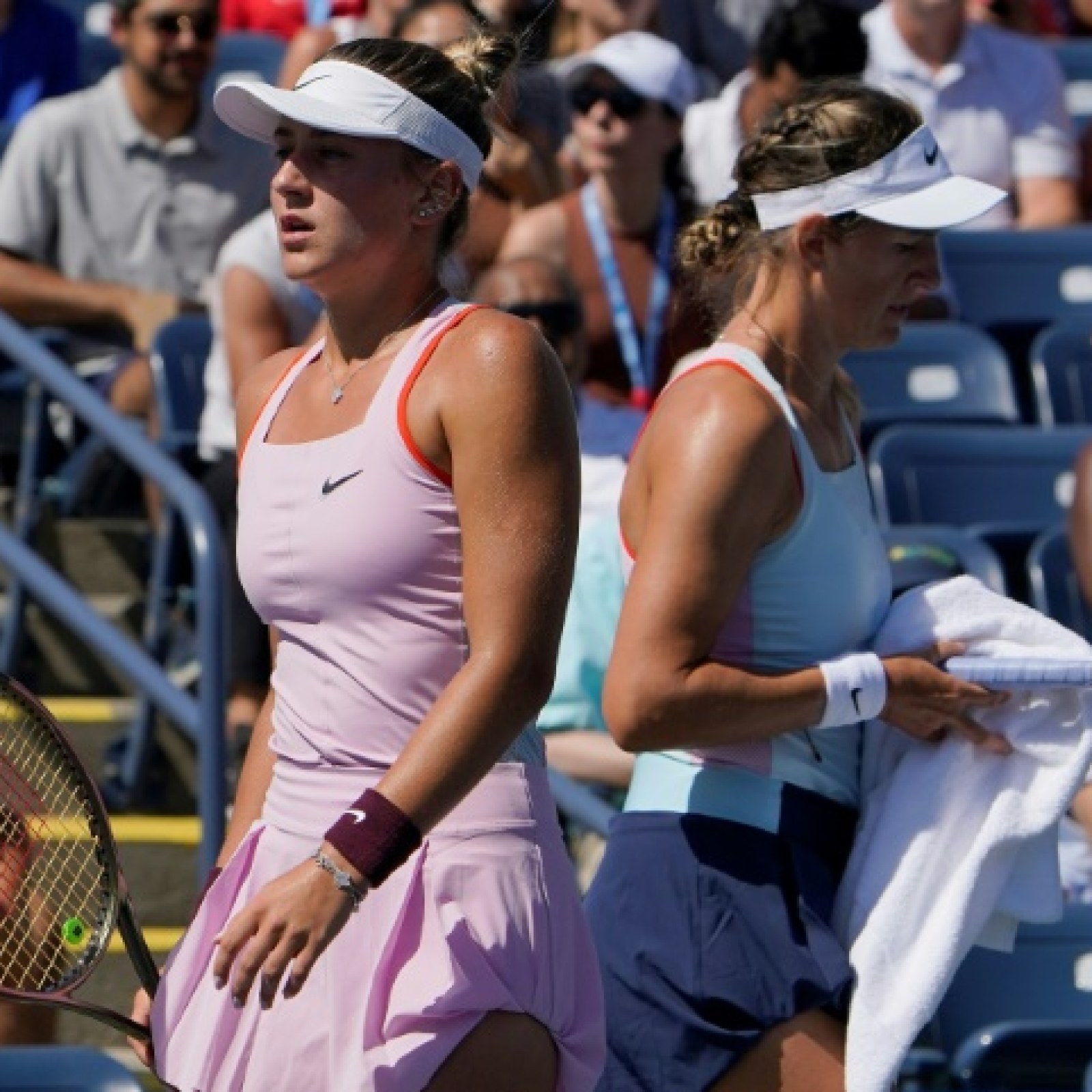Serena in doubles loss at US Open as Azarenka wins grudge match