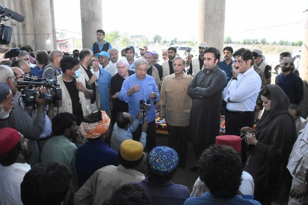 PM thanks UN boss for 'support' to flood victims