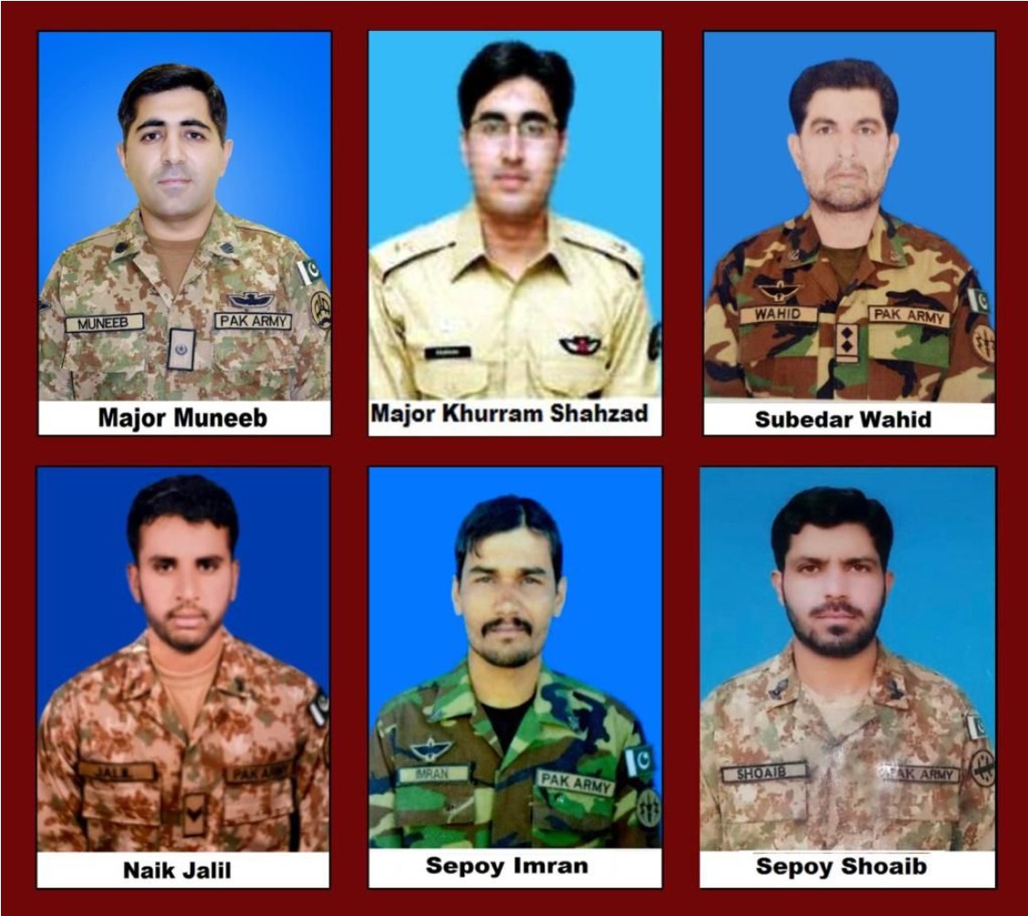 Six Pak Army officials martyred as helicopter crashes near Quetta: ISPR