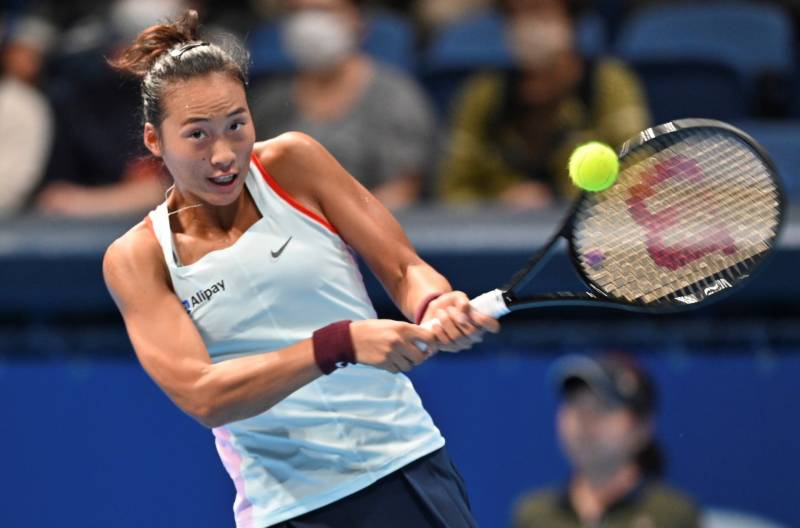 Chinese teen Zheng Qinwen powers into first WTA final in Tokyo