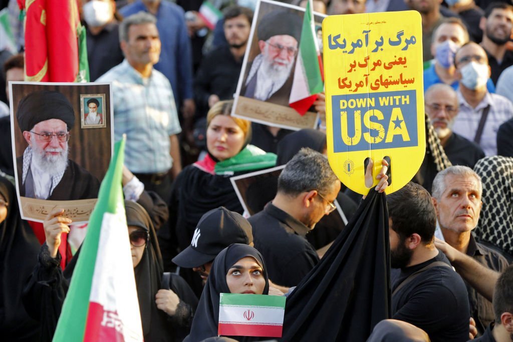 Iran’s supreme leader breaks silence on protests, blames US