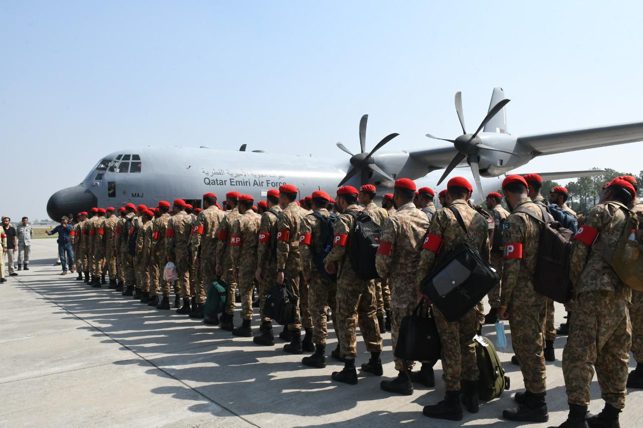 Army contingent leaves for Qatar to provide security during FIFA World