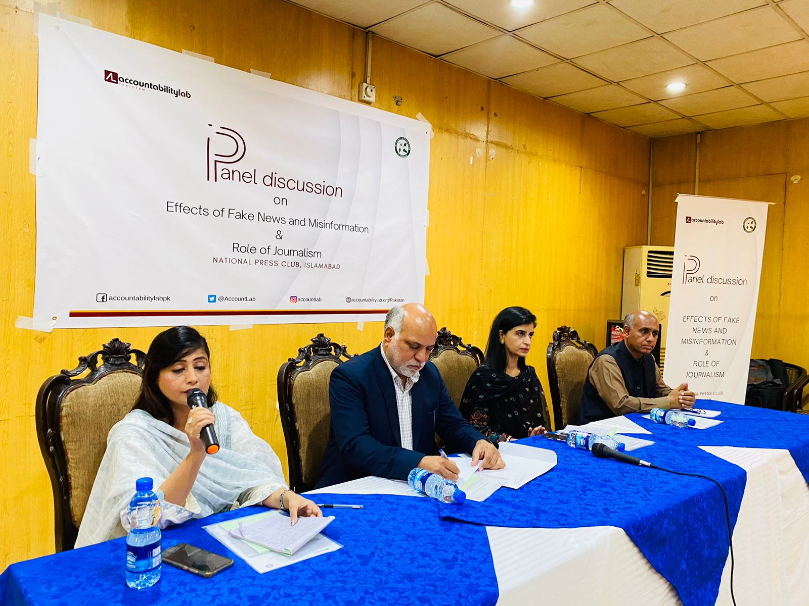 Effects of fake news, disinformation on freedom of speech discussed at NPC, Accountability Lab