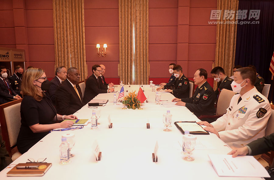 China warns US against crossing Taiwan 'red line' in defense chiefs talks