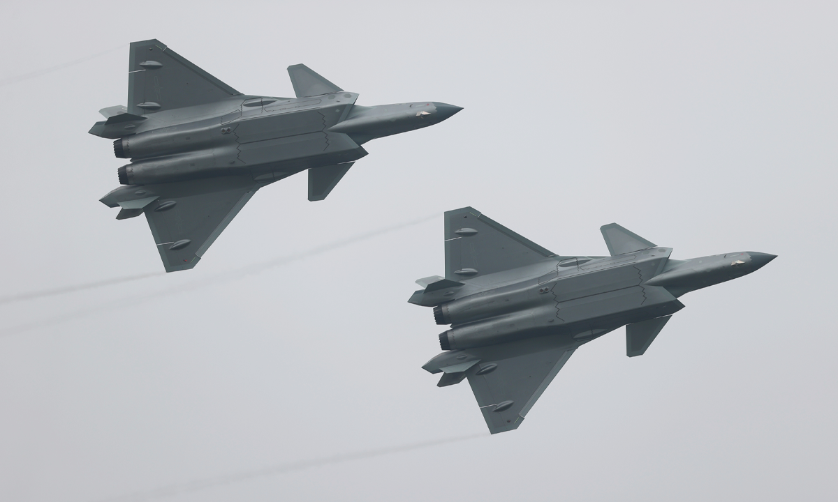 China displays air power to 'deter Taiwan secessionists, external interference forces'