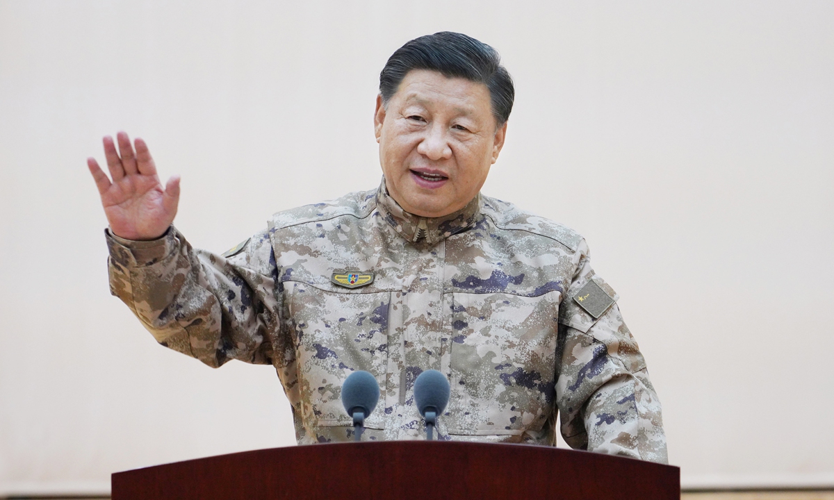 Xi inspects CMC joint command center, stresses for combat preparedness