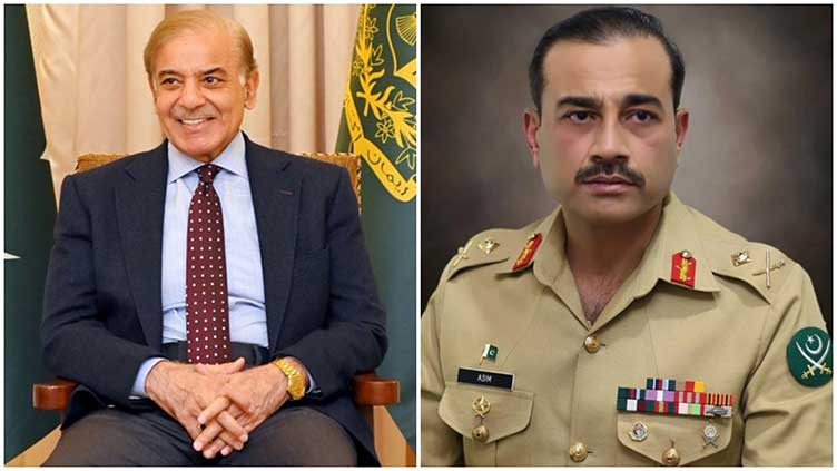 PM Shehbaz congratulates new COAS on assumption of office on phone call