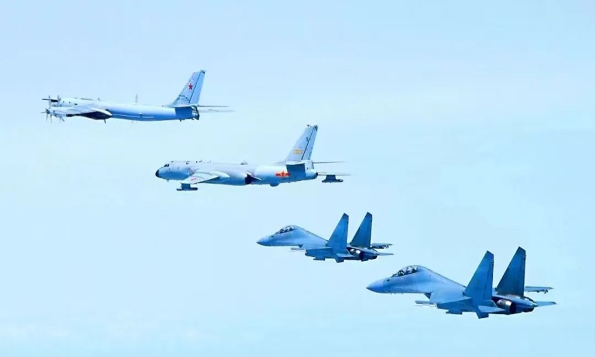 Chinese, Russian militaries hold joint aerial strategic patrol in Asia-Pacific region amid US-led provocations
