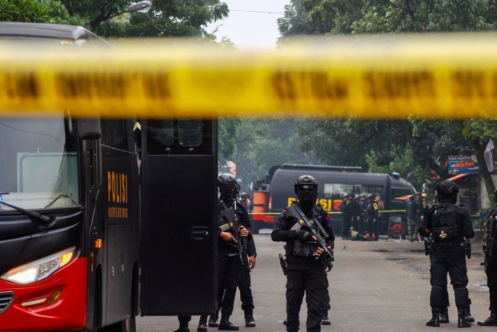Bombing at Indonesia police station kills officer, hurts seven