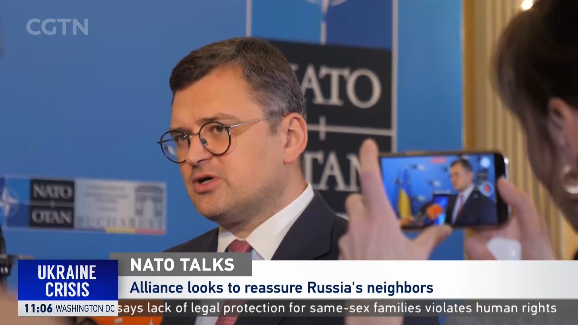 NATO seeks to reassure support to Russia's neighbours