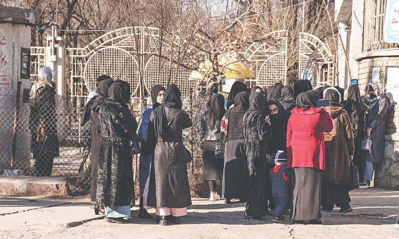 Afghan women barred from entering universities