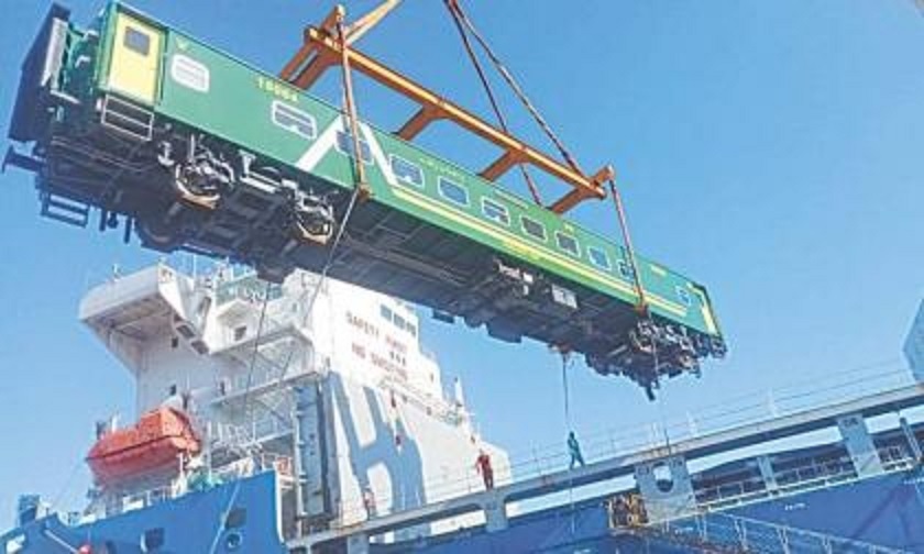 70 railway carriage wagons to arrive from China on Monday
