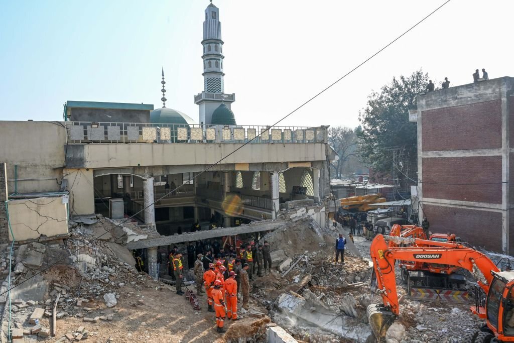Undaunted by blast, injured cops vow fight back as mosque blast toll rises to 100