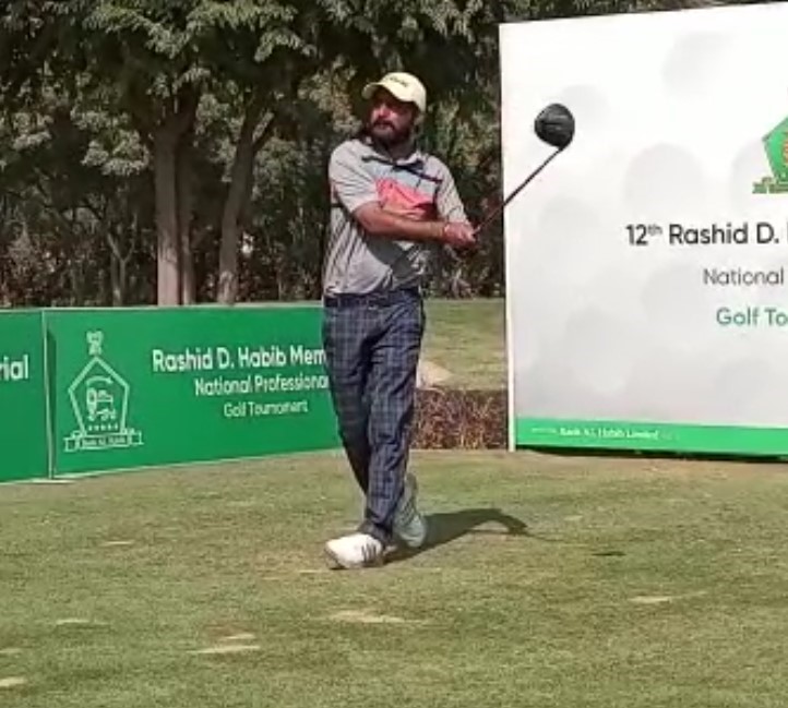 Shehzad rises on second day of 12th Rashid D. Habib Golf