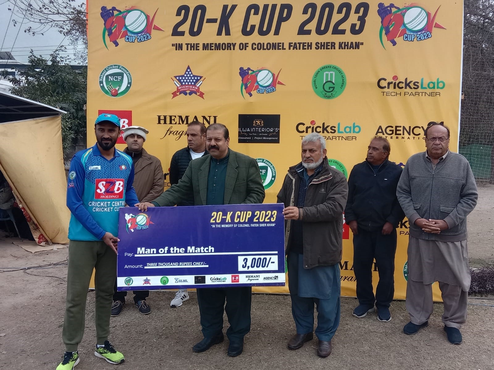 Cricket Center, City Gymkhana, Ludhiana Club score wins in 20K Cup