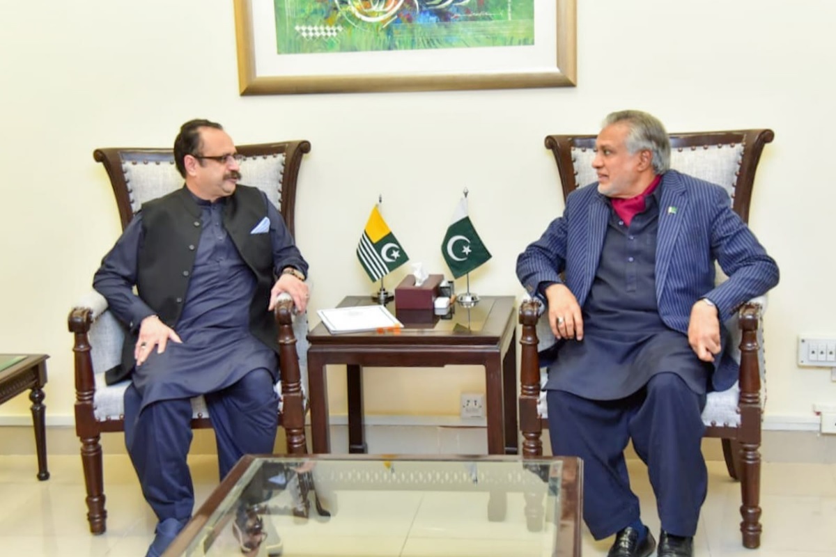 AJK PM, Ishaq Dar discuss public welfare schemes