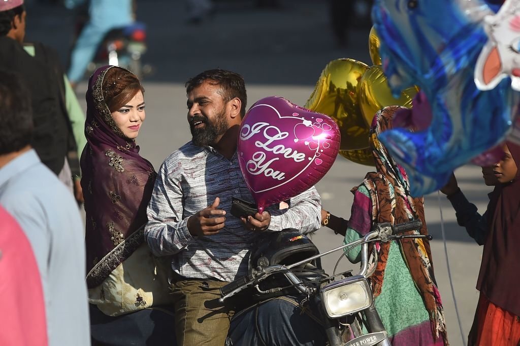 Blessings for love on Valentine's Day in Pakistan