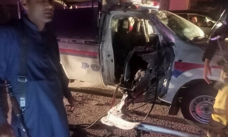 Two cops martyred in Khuzdar 'remote control blast': police