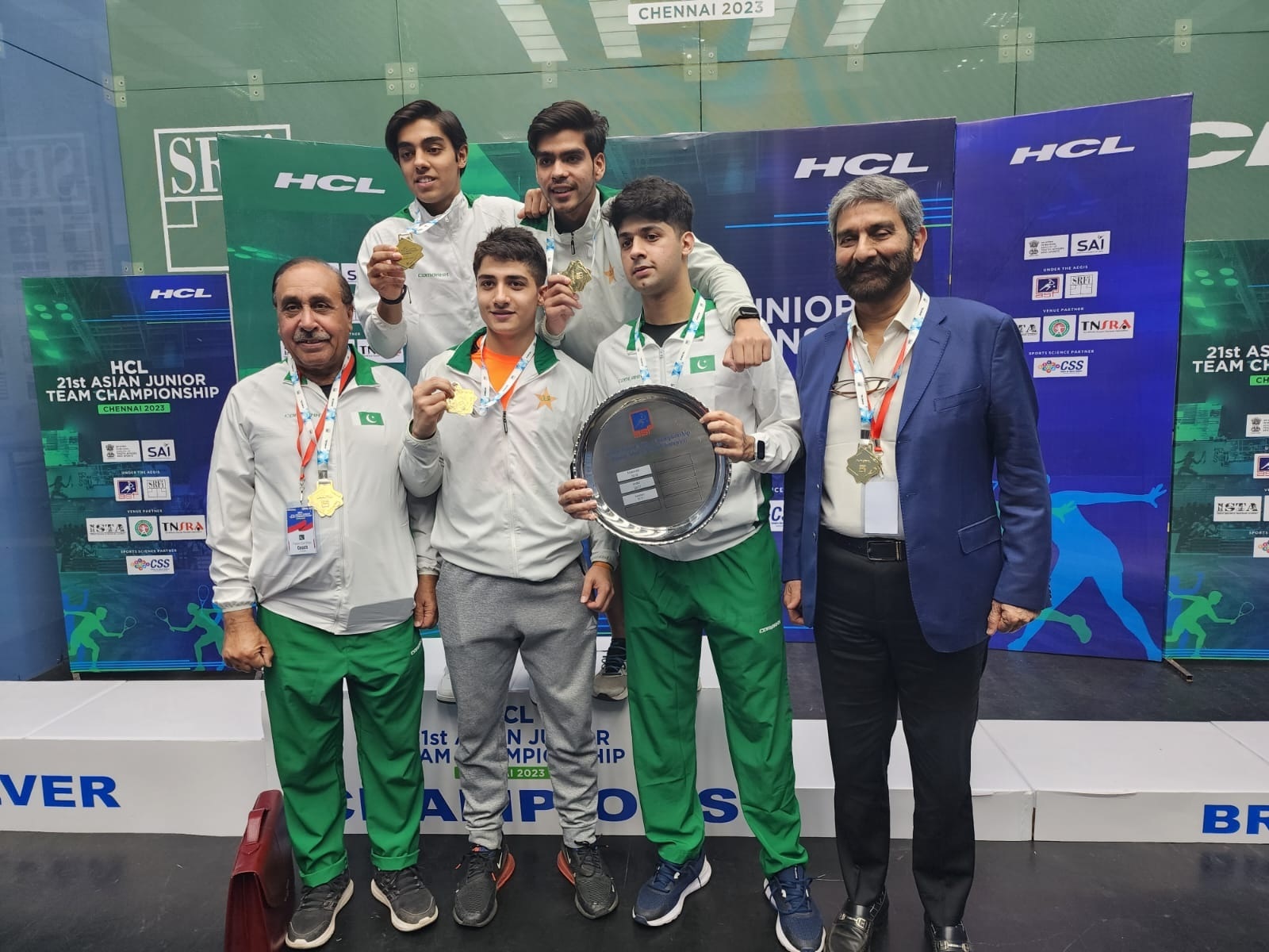 Pakistan thrash India to win 21st Asian Junior Squash Championship