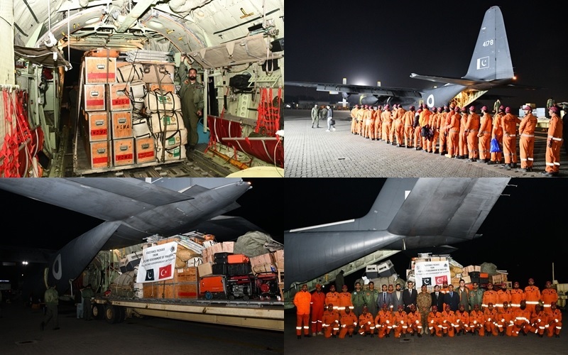 Pakistan sends rescue teams, goods to assist earthquake-hit Türkiye, Syria