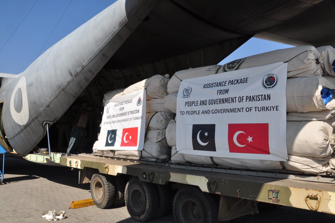 Second PAF C-130 aircraft carrying relief goods arrive in Turkiye