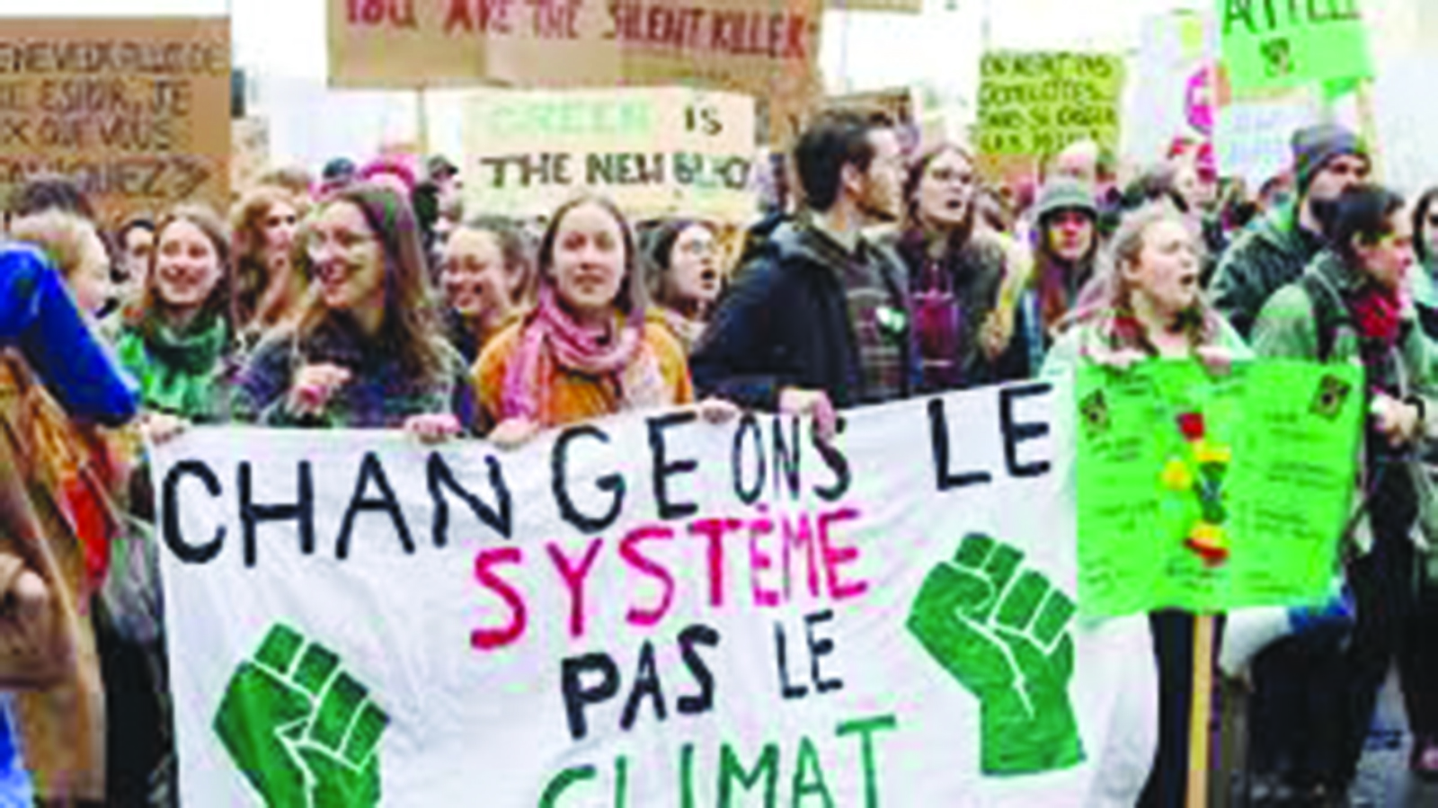 Fast-unfolding climate change crisis