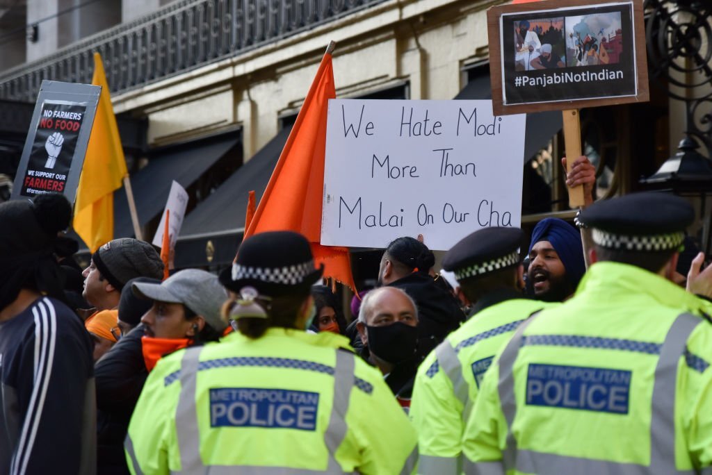Activists replace Indian flag with Khalistan banner at London high commission