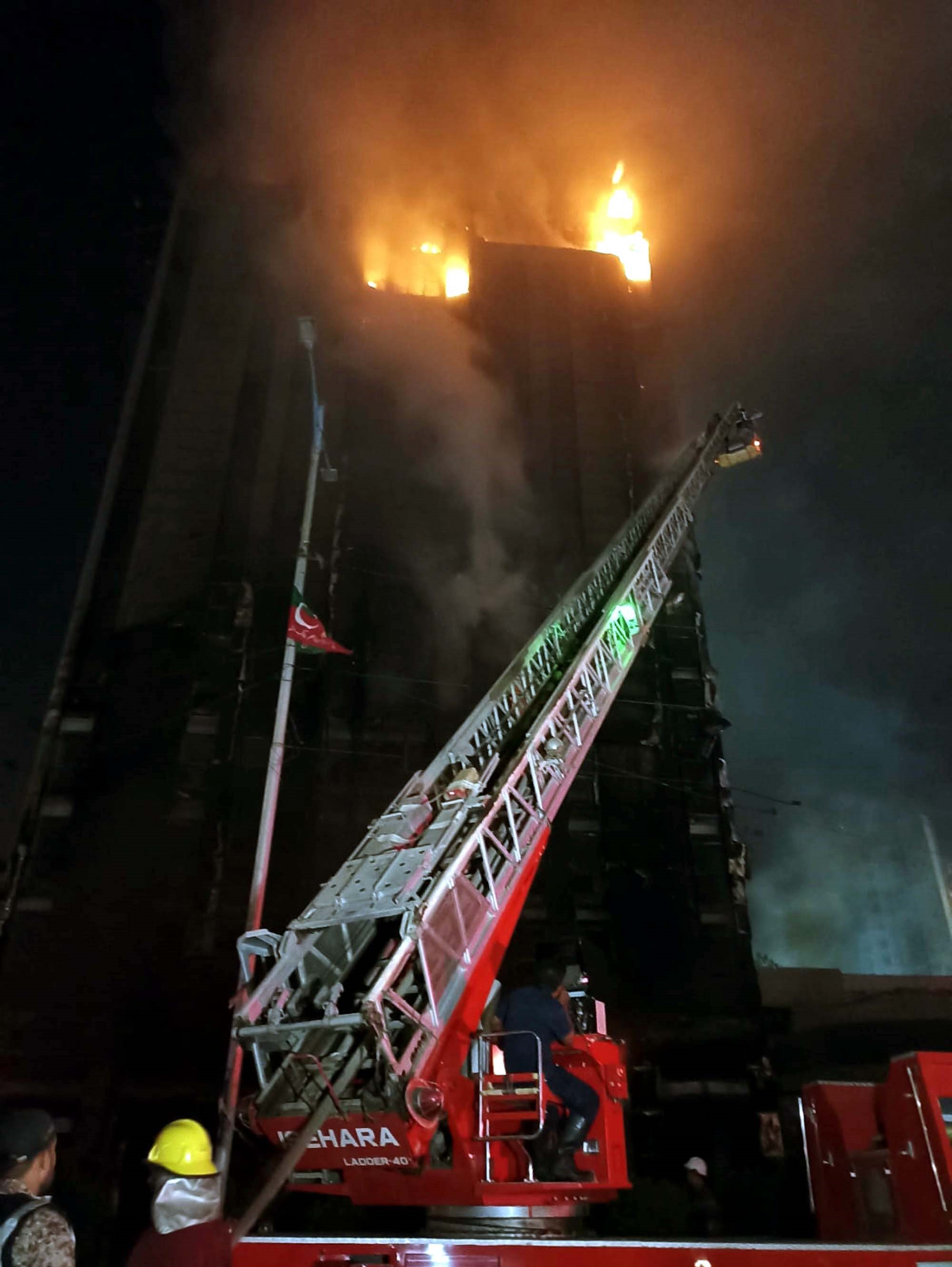 Fire at 16-storey building doused off
