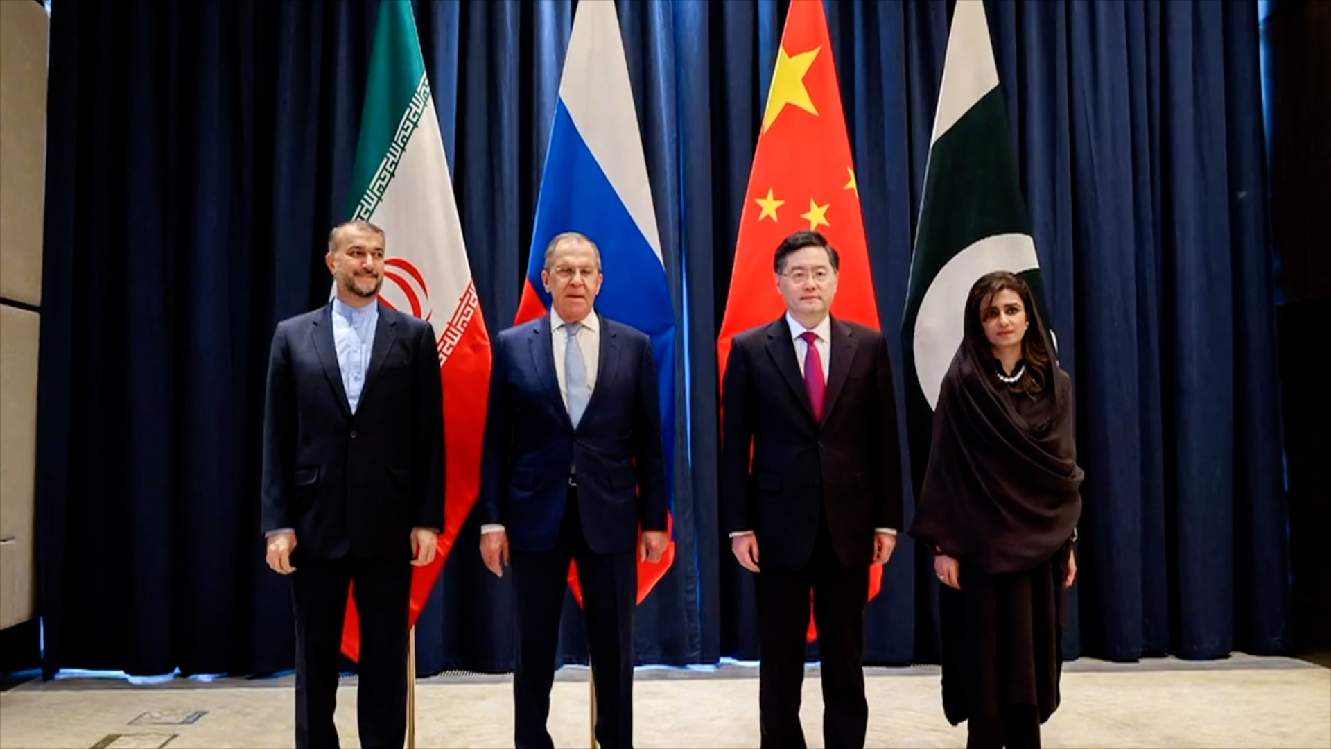 China, Russia, Pakistan, Iran FMs hold talks on Afghan issue