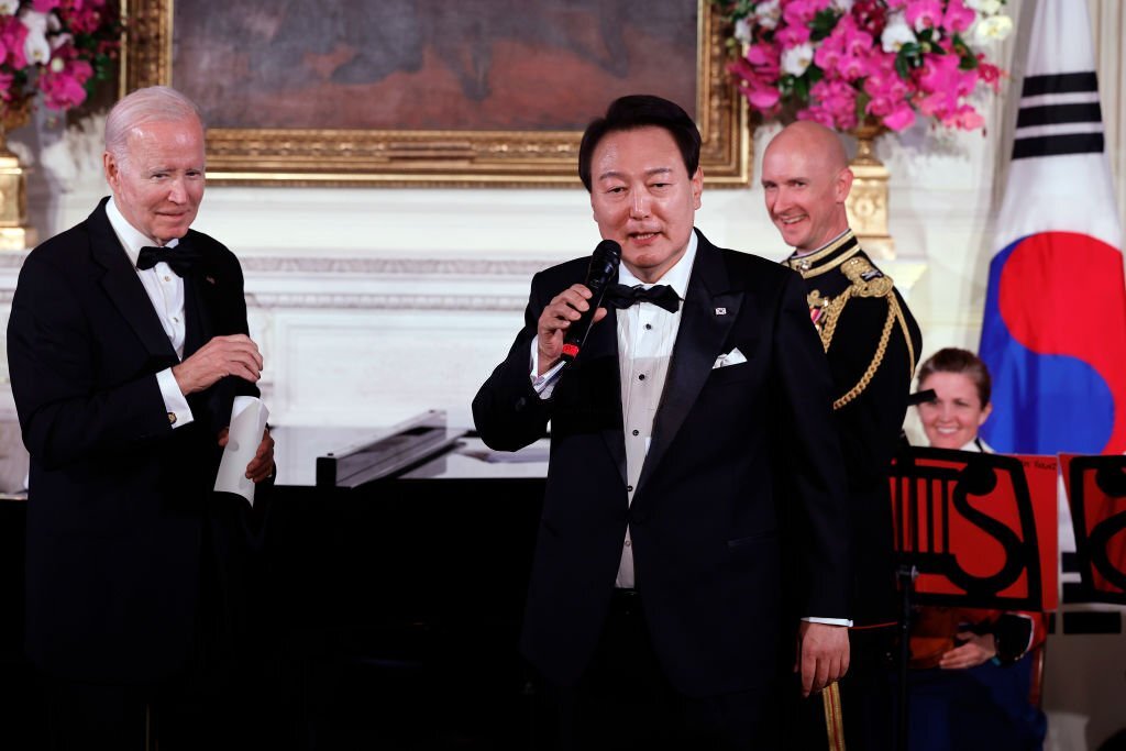 'I had no damn idea you could sing': Yoon's 'American Pie' stuns Biden