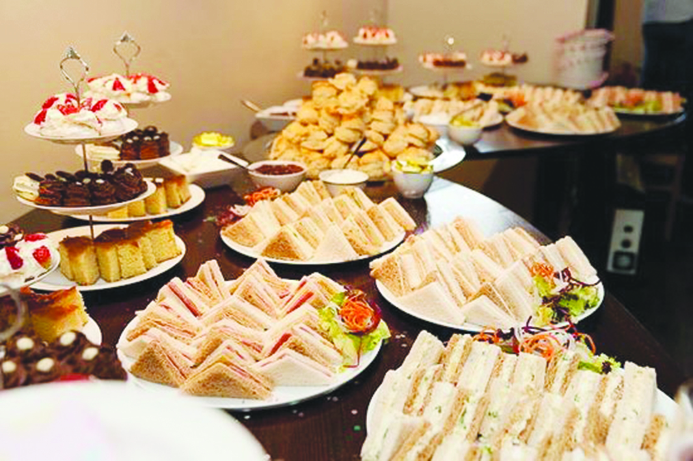 Serving hi-tea before dinner