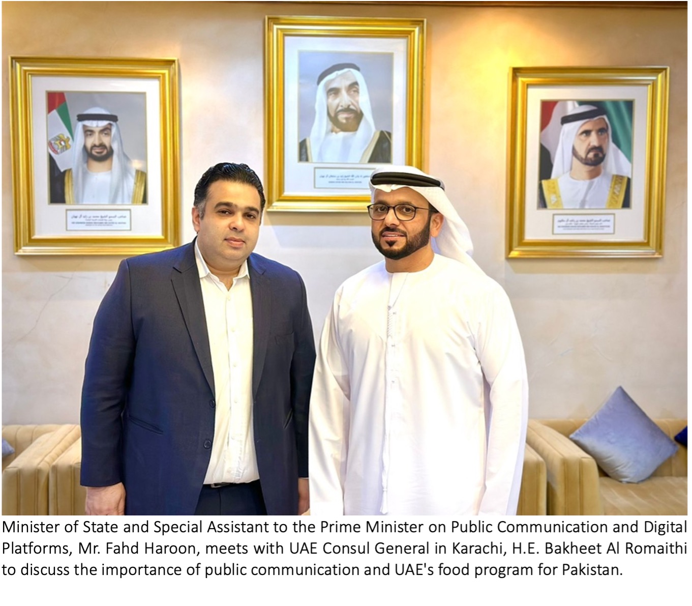 Pakistan, UAE discuss food security initiatives for vulnerable population