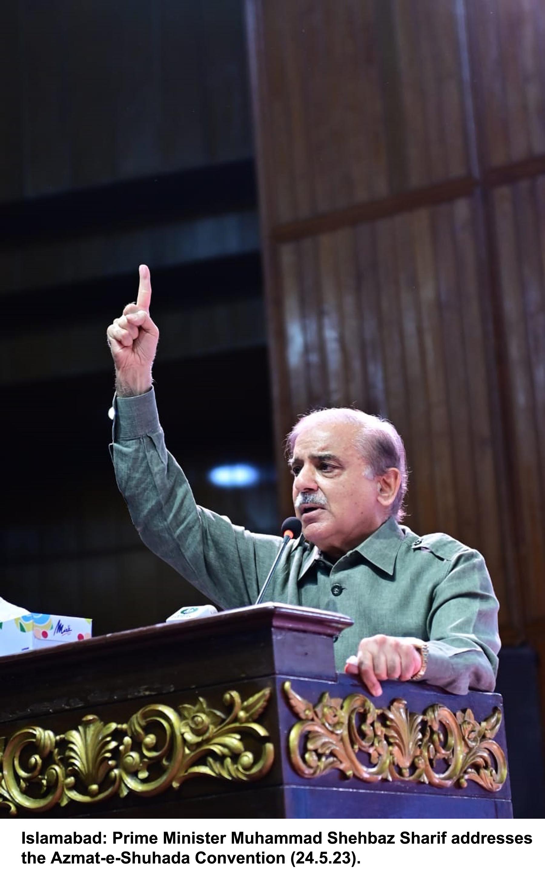 PM Shehbaz blames Imran Khan as 'mastermind' of May 9 riots