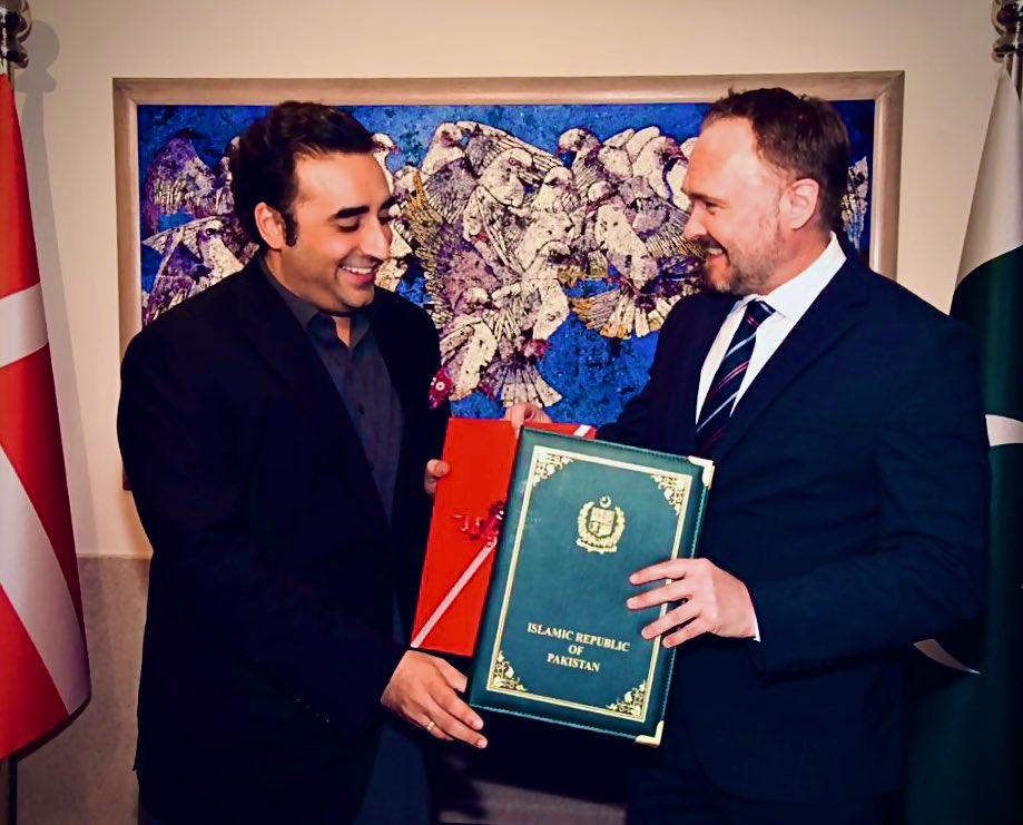 Pakistan, Denmark agree to joint initiatives, projects to fight climate change: Bilawal