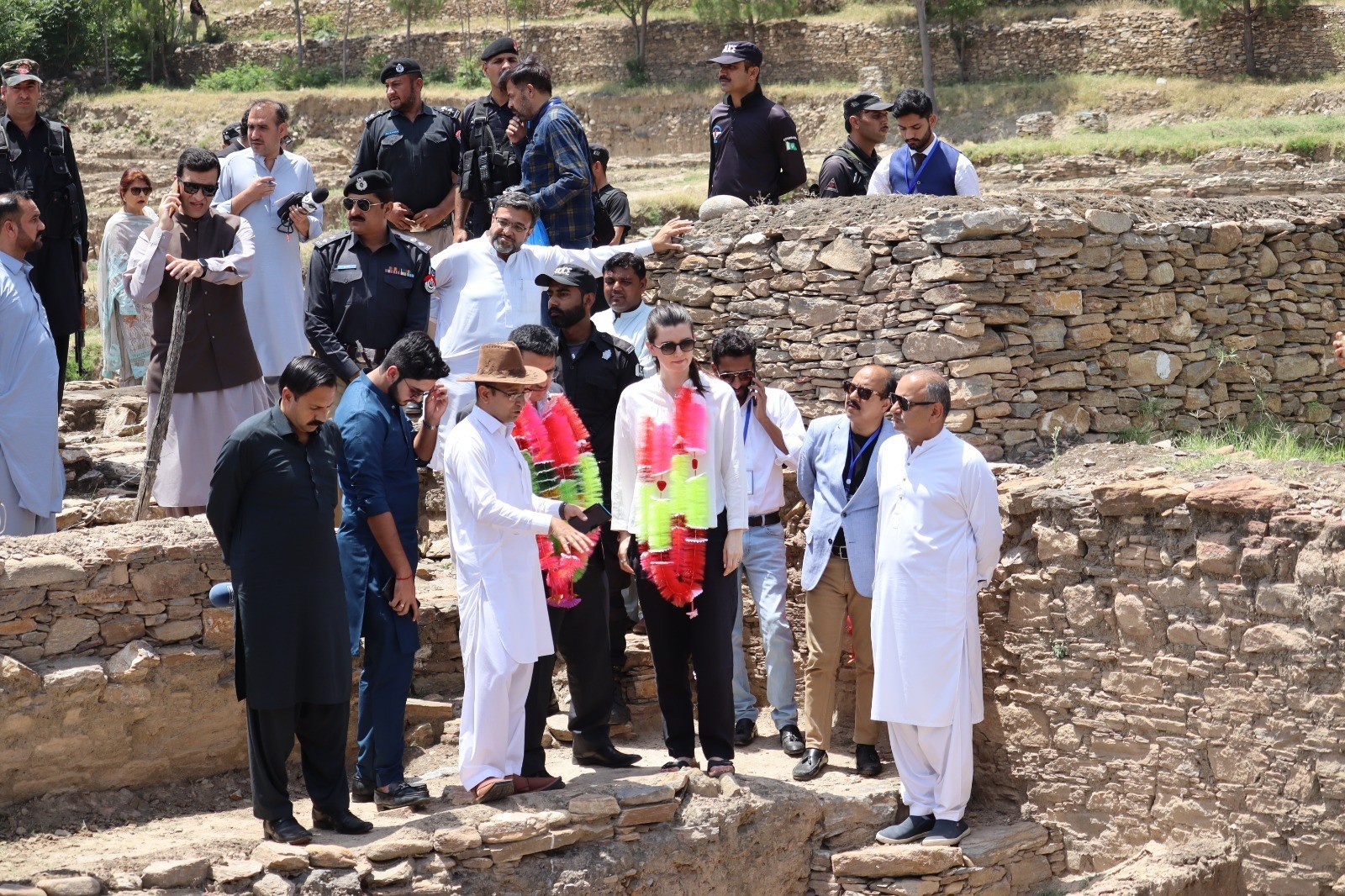 Swat’s beauty, Buddhist Archaeological sites hold Germany, Nepal envoys spellbound