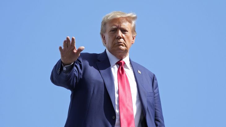 Trump heard discussing secret documents on tape
