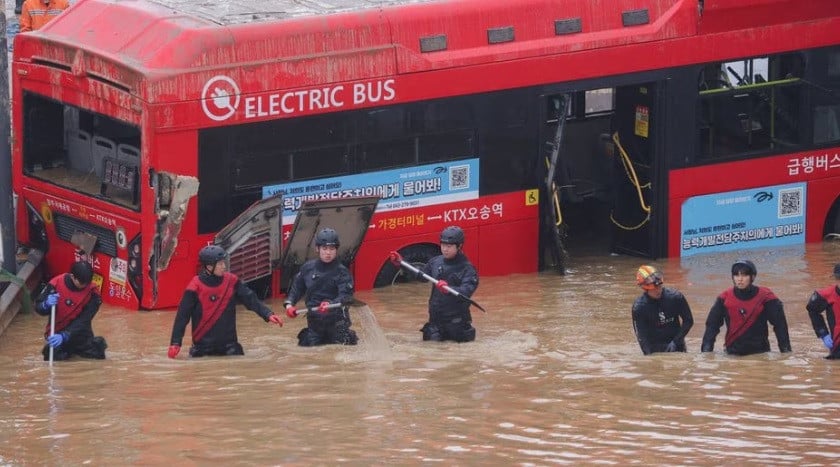 South Korea flood death toll rises to 41 as Yoon blames 'botched responses'