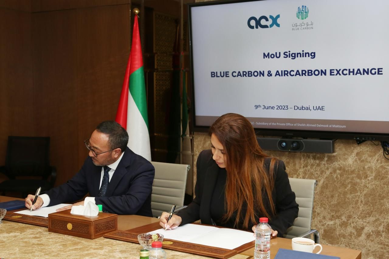 ACX, Blue Carbon ink MoU to foster Carbon Market Development in Dubai region