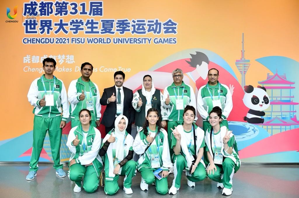 Pakistani female athletes shine at World University Games in Chengdu