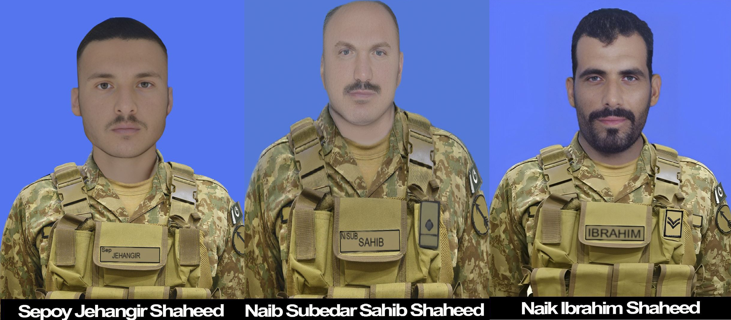 Three soldiers embrace martydom in North Waziristan